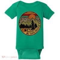 I Love Camping I Hate People Outdoors Baby Bodysuit thumb 0