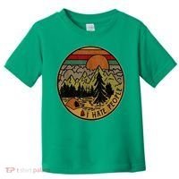 I Love Camping I Hate People Outdoors Toddler T-Shirt thumb 0
