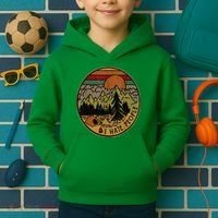 I Love Camping I Hate People Outdoors Kids Hoodie thumb 2