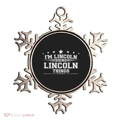 Im Lincoln Doing Lincoln Things Ornament