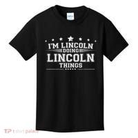 Im Lincoln Doing Lincoln Things Kids T-Shirt thumb 0