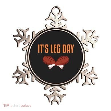 It's Leg Day Funny Thanksgiving Outfit Gift Ornament