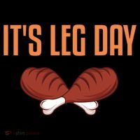 It's Leg Day Funny Thanksgiving Outfit Gift Ornament thumb 1