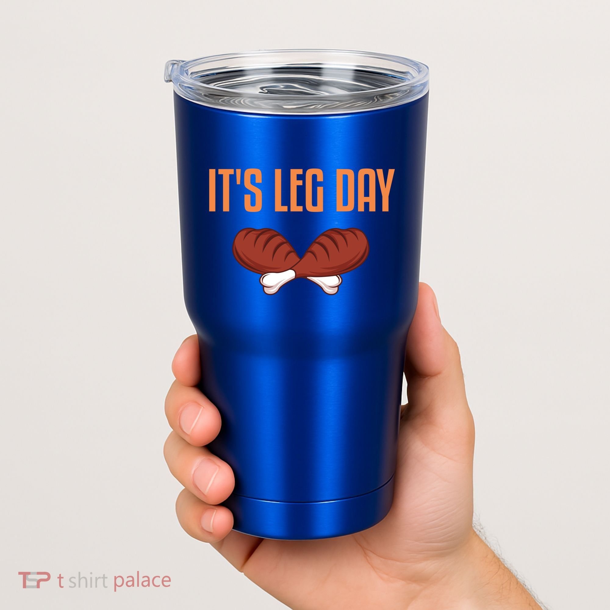 It's Leg Day Funny Thanksgiving Outfit Gift Tumbler