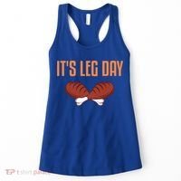 It's Leg Day Funny Thanksgiving Outfit Gift Women's Tank Top thumb 0