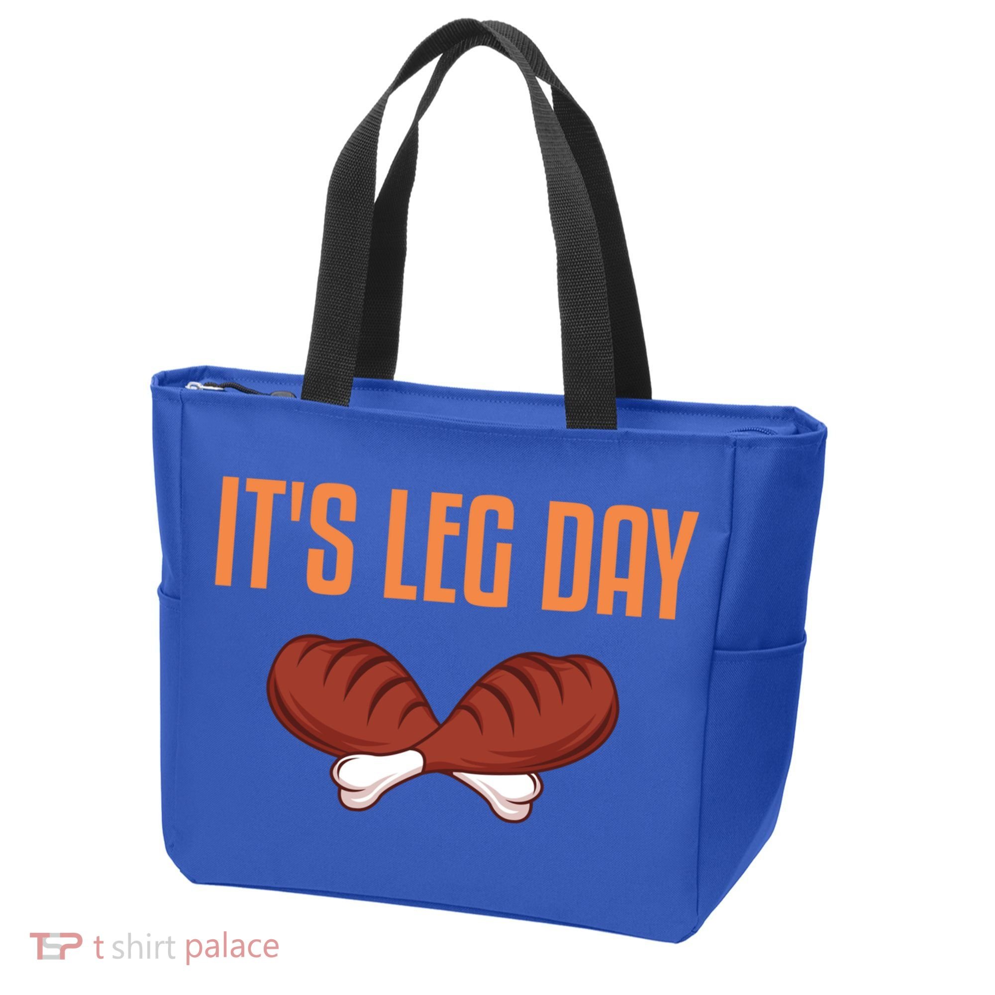 It's Leg Day Funny Thanksgiving Outfit Gift Tote Bag
