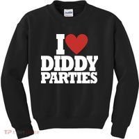 I Love Diddy Parties Kids Sweatshirt thumb 0