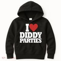 I Love Diddy Parties Kids Hoodie thumb 0
