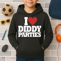 I Love Diddy Parties Kids Hoodie thumb 2