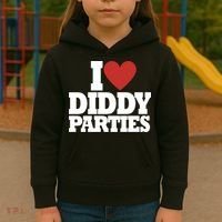 I Love Diddy Parties Kids Hoodie thumb 3