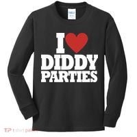 I Love Diddy Parties Kids Long Sleeve Shirt thumb 0