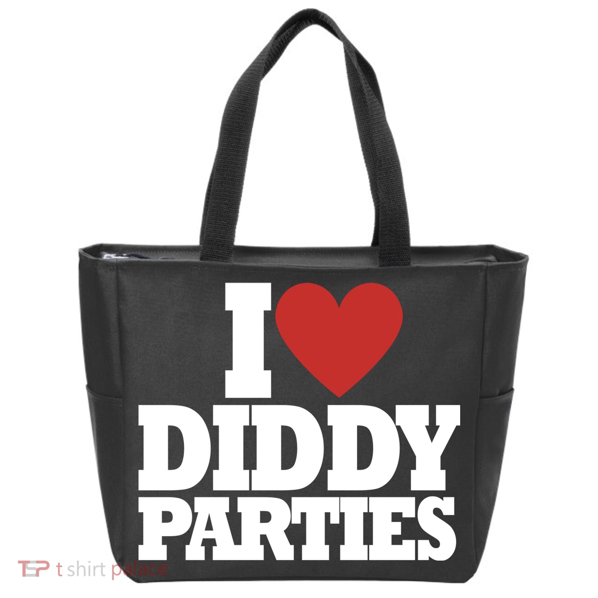 I Love Diddy Parties Tote Bag