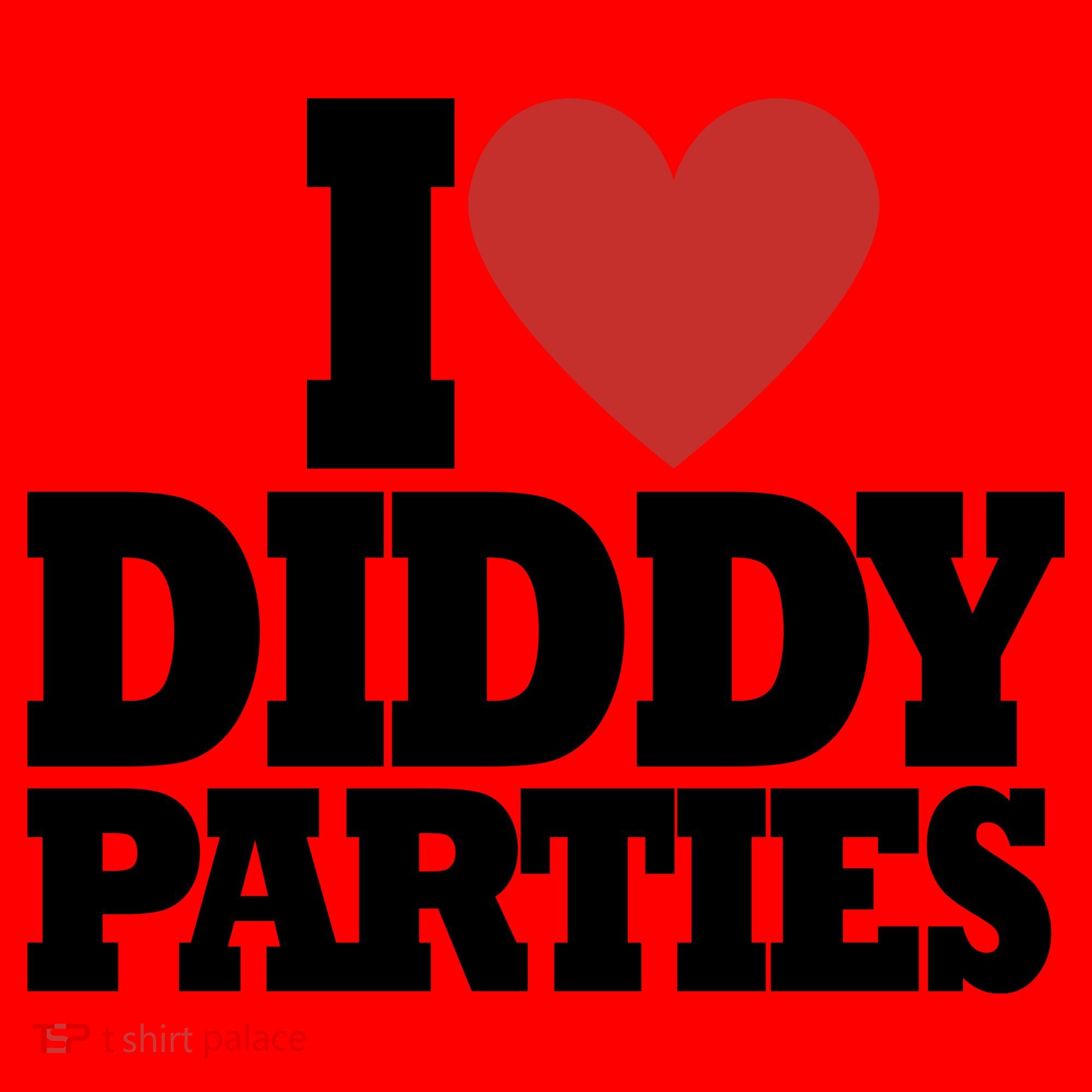 I Love Diddy Parties Santa Hat