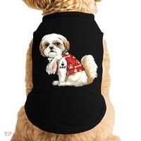 I Love Dad Tattoo Shih Tzu Dad Funny Fathers Day Gift Doggie Tank thumb 0