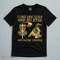 I Like Disc Golf And Jiu Jitsu And Maybe 3 People T-Shirt thumb 5