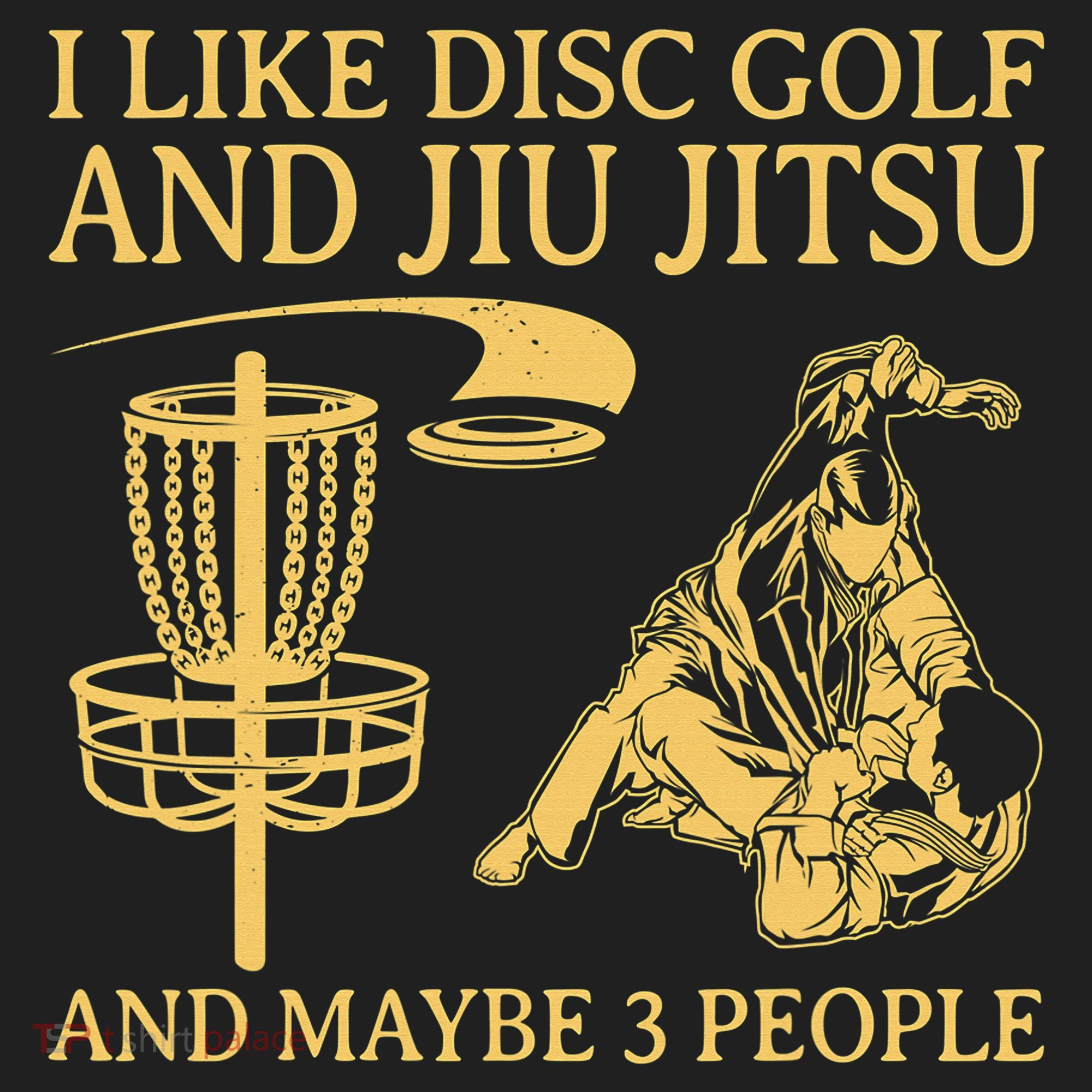 I Like Disc Golf And Jiu Jitsu And Maybe 3 People Beanie
