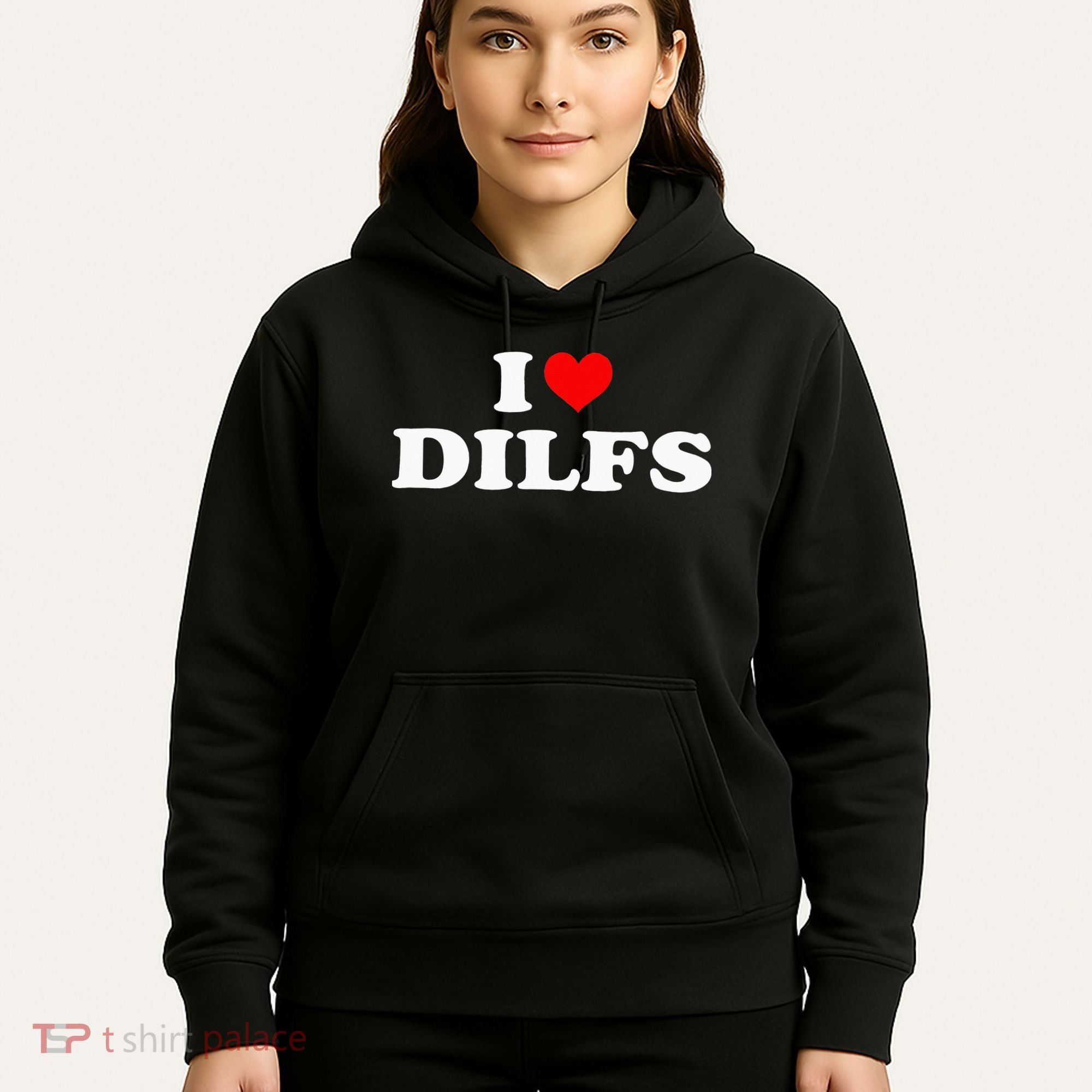 I Love DILFs I heart DILFs Red Heart Cool Hoodie
