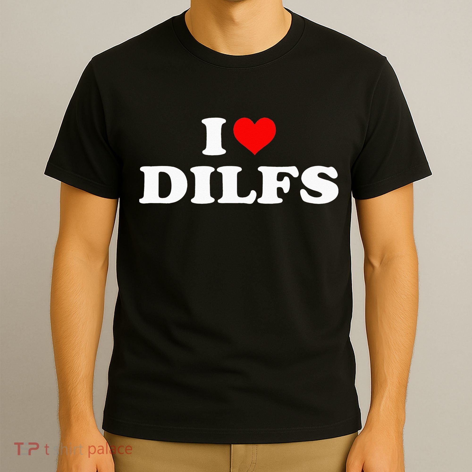 I Love DILFs I heart DILFs Red Heart Cool T-Shirt