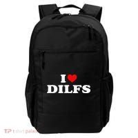 I Love DILFs I heart DILFs Red Heart Cool Backpack thumb 0