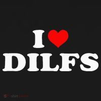 I Love DILFs I heart DILFs Red Heart Cool Women's Hoodie thumb 2