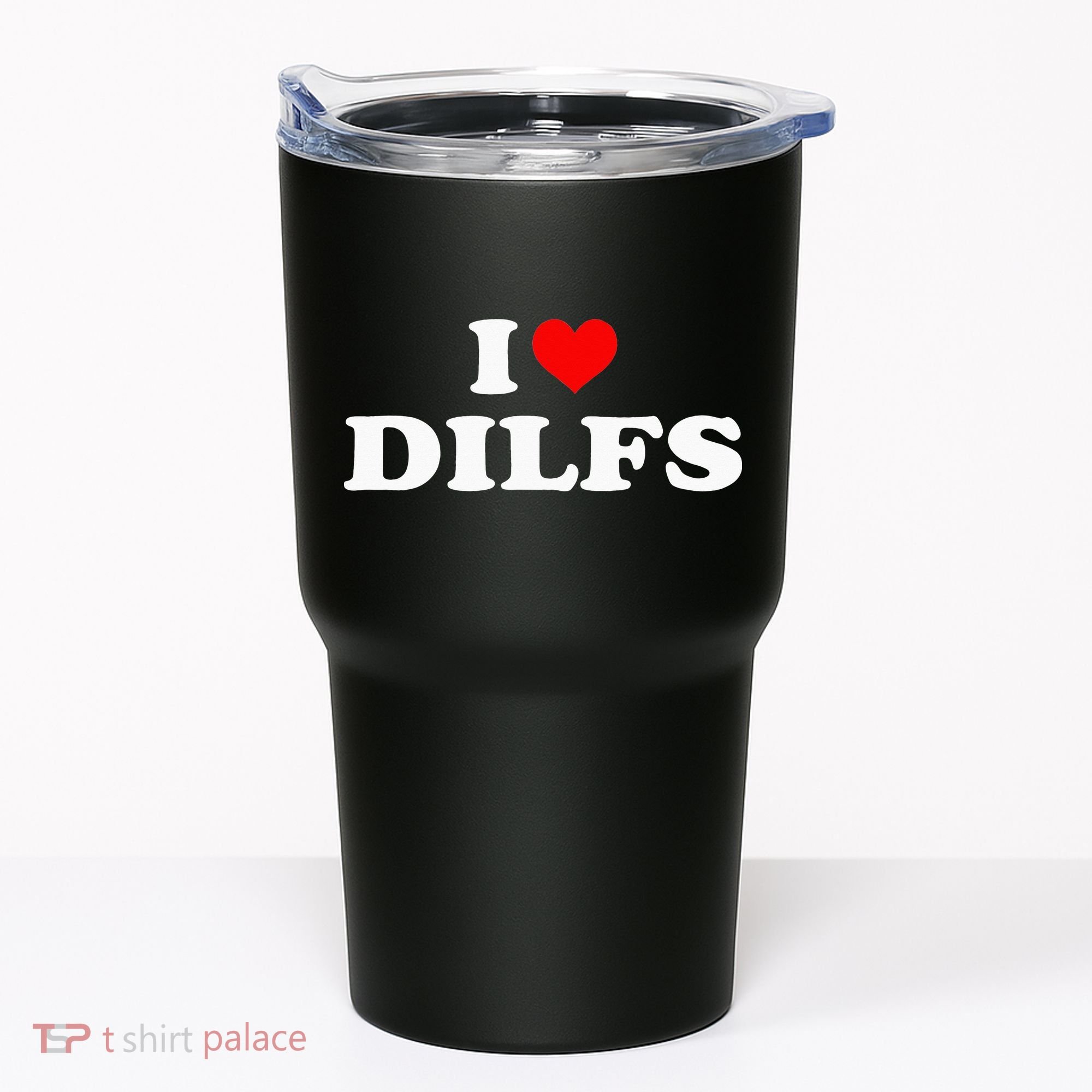 I Love DILFs I heart DILFs Red Heart Cool Tumbler