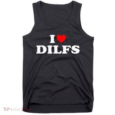I Love DILFs I heart DILFs Red Heart Cool Tank Top