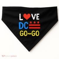 I Love D.C Go Go USA-Made Doggie Bandana thumb 0