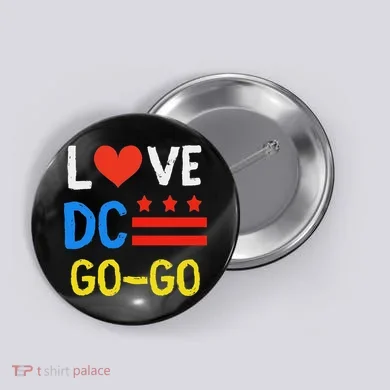 I Love D.C Go Go Button