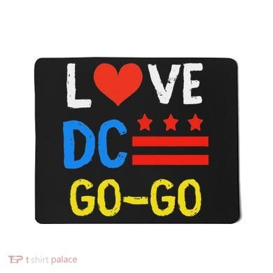 I Love D.C Go Go Mousepad