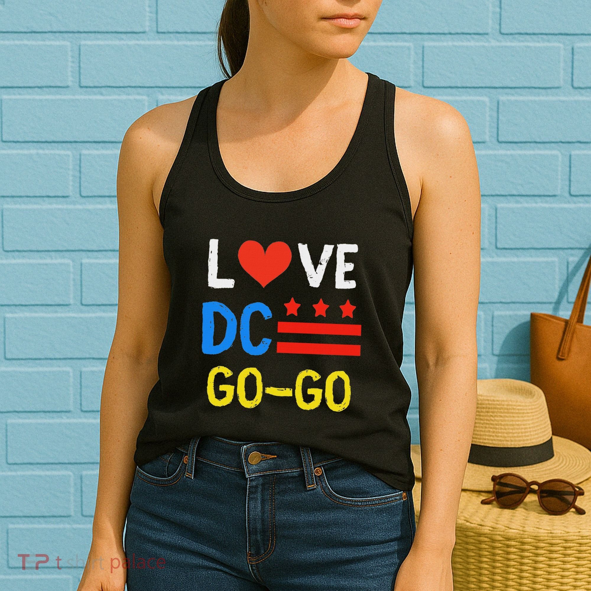 I Love D.C Go Go Women's Tank Top