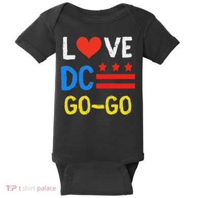 I Love D.C Go Go Baby Bodysuit