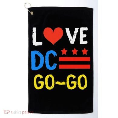 I Love D.C Go Go Golf Towel