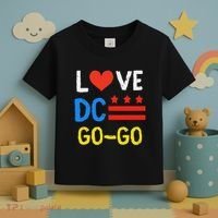 I Love D.C Go Go Toddler T-Shirt thumb 3