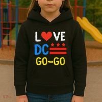 I Love D.C Go Go Kids Hoodie thumb 3