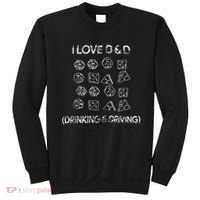 I Love D And D Drinking And Driving Gaming Lovers Sweatshirt thumb 0
