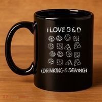 I Love D And D Drinking And Driving Gaming Lovers 11oz C Handle Ceramic Mug thumb 4