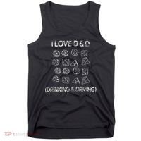 I Love D And D Drinking And Driving Gaming Lovers Tank Top thumb 0