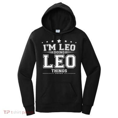 Im Leo Doing Leo Things Women's Hoodie