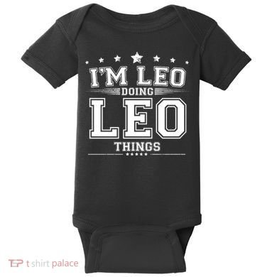 Im Leo Doing Leo Things Baby Bodysuit