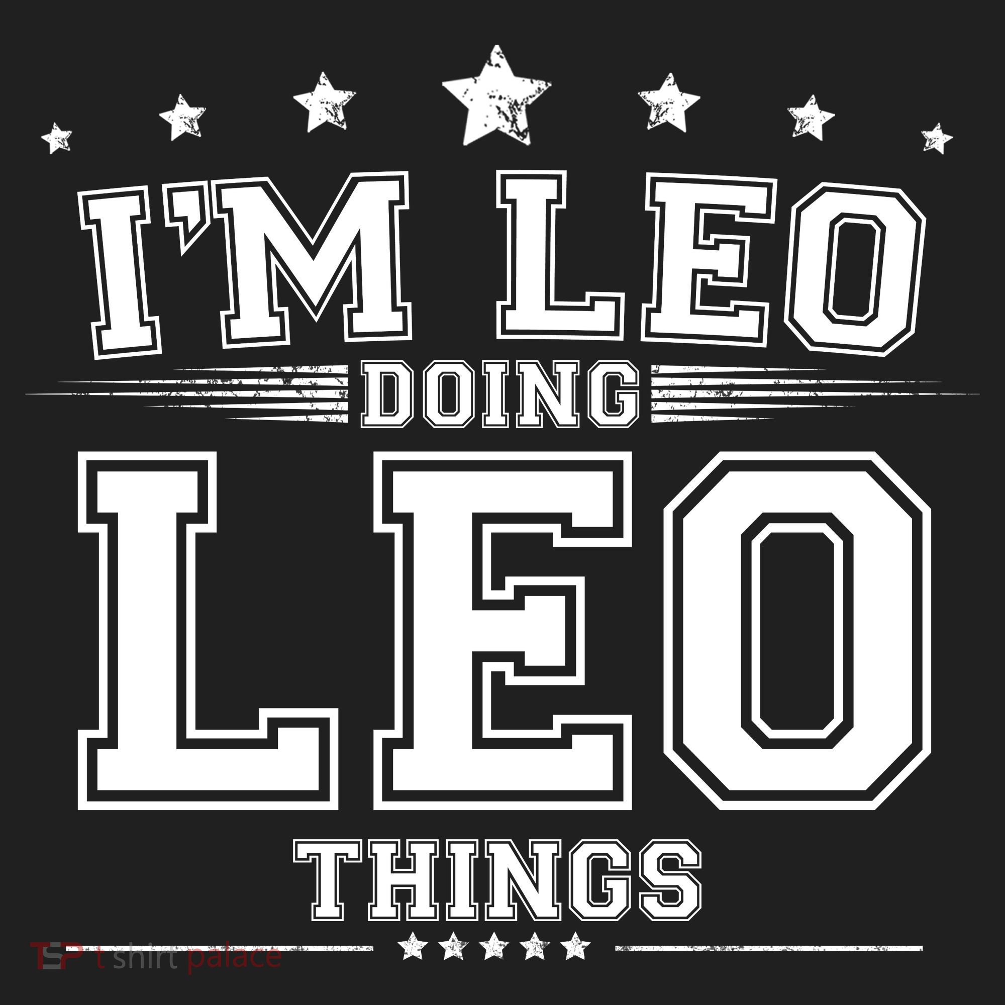 Im Leo Doing Leo Things Golf Towel