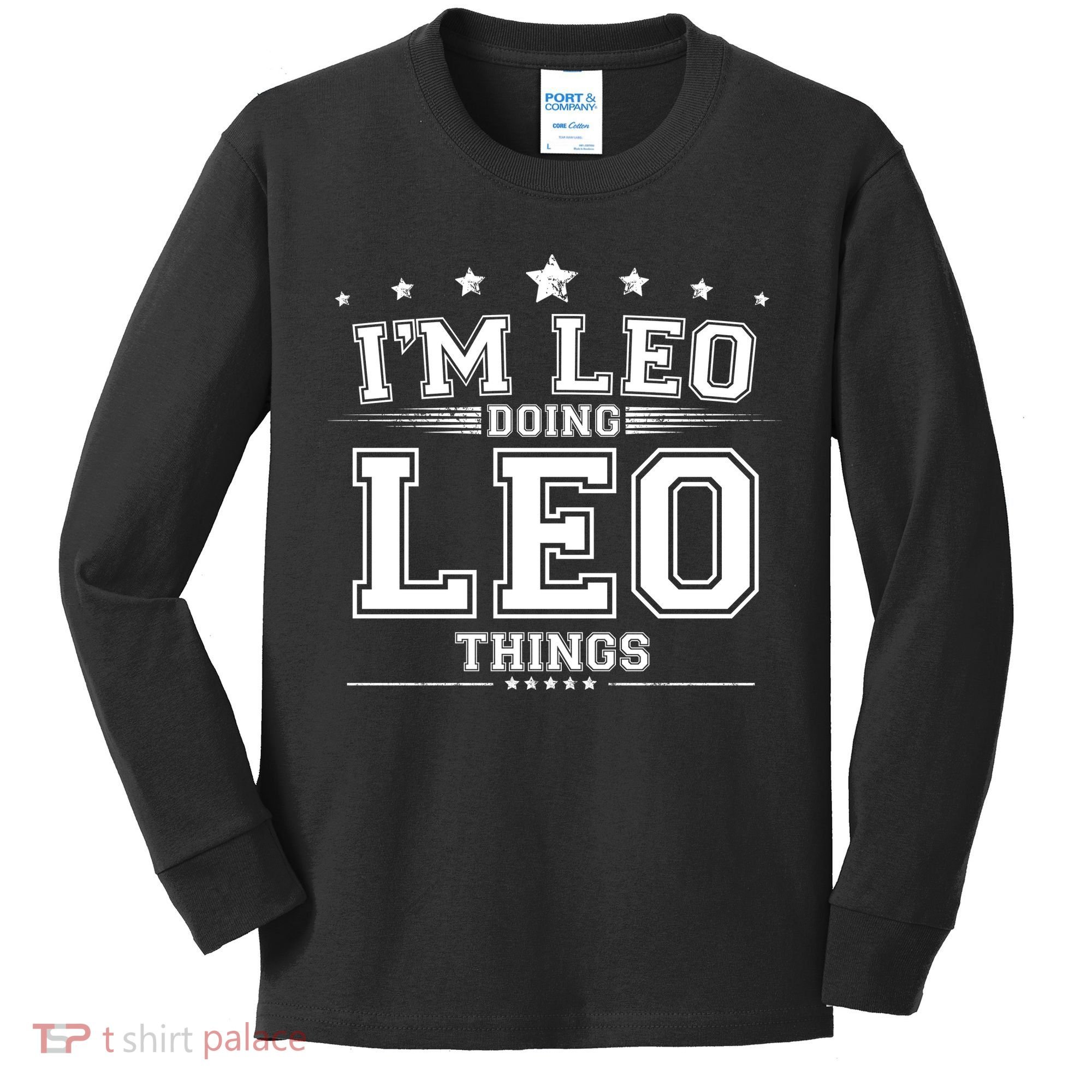 Im Leo Doing Leo Things Kids Long Sleeve Shirt