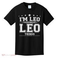 Im Leo Doing Leo Things Kids T-Shirt thumb 0