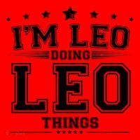 Im Leo Doing Leo Things Santa Hat thumb 1