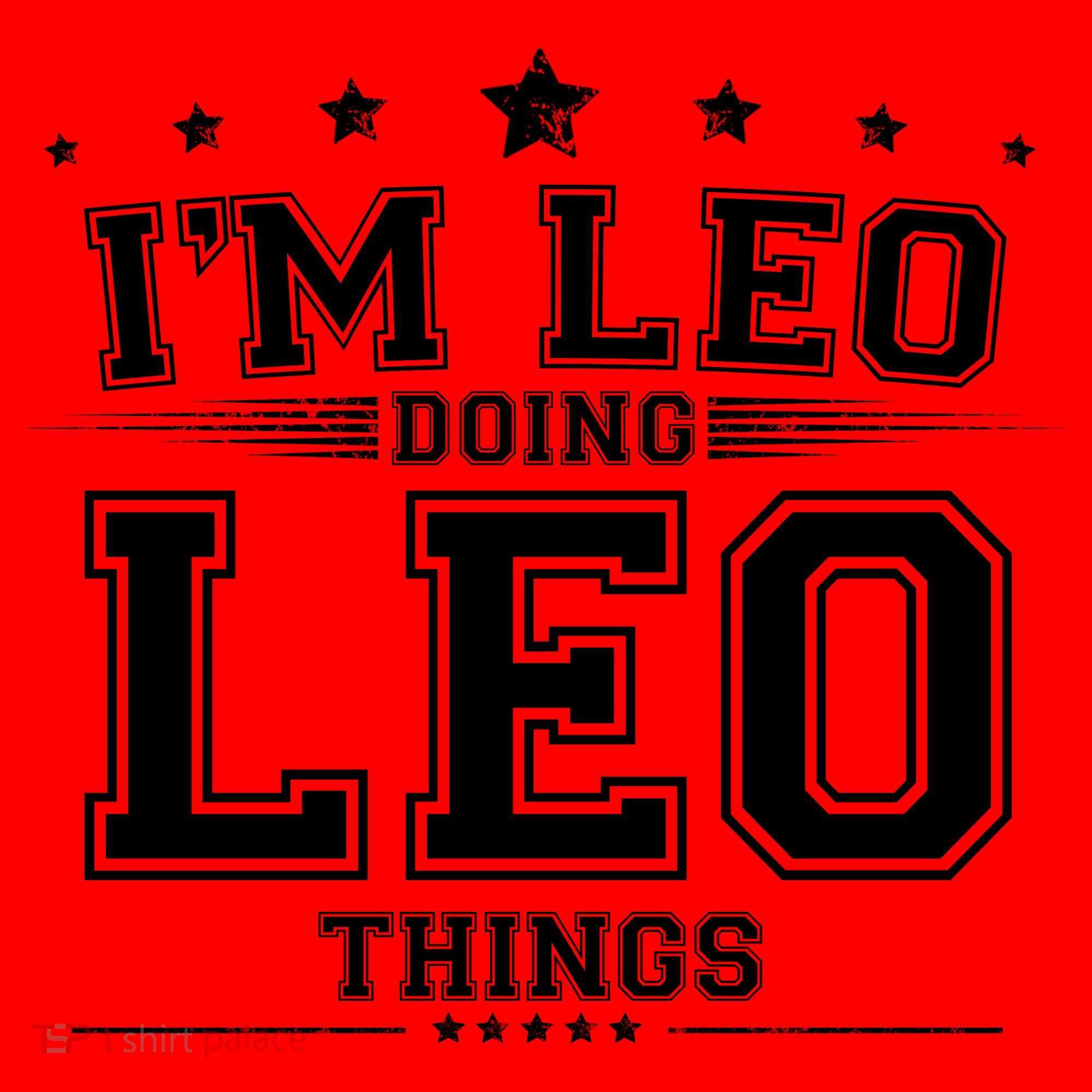 Im Leo Doing Leo Things Santa Hat