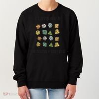 I Love D & D Drinking And Driving Funny Dragons RPG Lover Women's Sweatshirt thumb 0