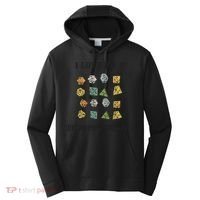 I Love D & D Drinking And Driving Funny Dragons RPG Lover Performance Fleece Hoodie thumb 0