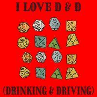 I Love D & D Drinking And Driving Funny Dragons RPG Lover Santa Hat thumb 1