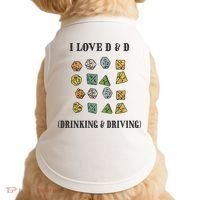 I Love D & D Drinking And Driving Funny Dragons RPG Lover Doggie Tank thumb 0