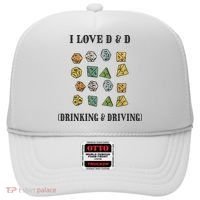 I Love D & D Drinking And Driving Funny Dragons RPG Lover Hat thumb 0