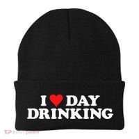 I Love Day Drinking Heart Beanie thumb 0
